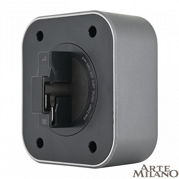 Накладной светильник Arte Milano Am-track-sockets серый арт. 380022TL/Light Grey