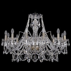 Подвесная люстра Bohemia Ivele Crystal 1411 золото арт. 1411/12/300/Pa