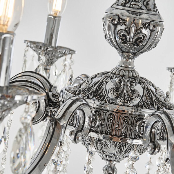 Подвесная люстра Bohemia Ivele Crystal AL7801 никель арт. AL78101/8/250 B NB