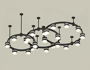 Подвесная люстра Ambrella Light XR черный арт. XR92222220