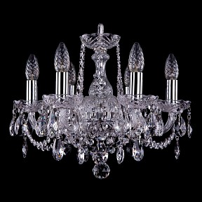 Подвесная люстра Bohemia Ivele Crystal 1402 металл арт. 1402/6/141/Ni