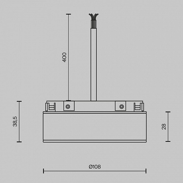 Блок питания Maytoni Power Supply Basity черный арт. TRA172DR-100W-DD-B