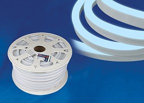 Лента светодиодная Uniel ULS-N21-2835 белый арт. ULS-N21-2835-120LED/m-8mm-IP67-220V-8W/m-50M-DW бобина