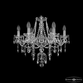 Подвесная люстра Bohemia Ivele Crystal 1415 никель арт. 1415/6/200 Ni