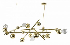 Подвесная люстра Indigo Saldo желтый арт. 11033/6PL Gold