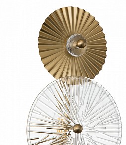 Накладной светильник Indigo Miele желтый арт. 12021/A/1W Brass