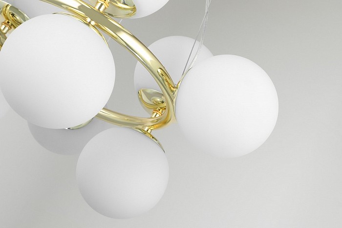 Подвесная люстра LUMINA DECO Fino золото арт. TP 2002-9 GD