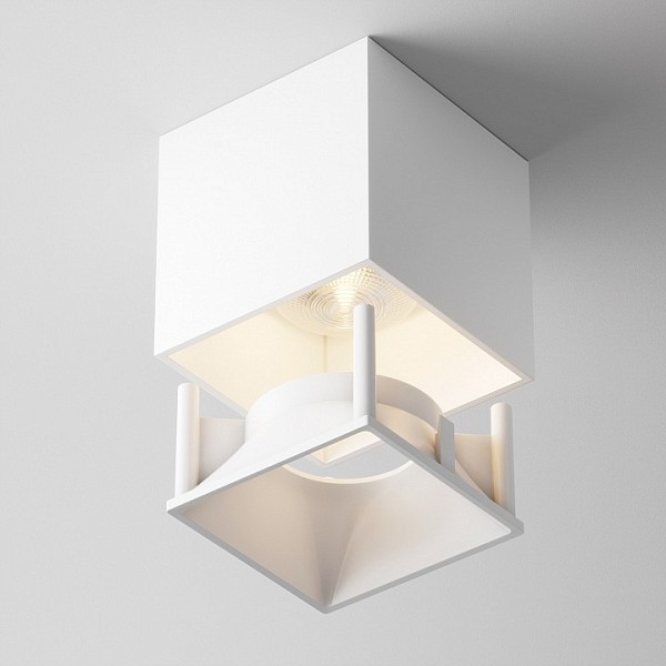 Накладной светильник Maytoni Alfa LED белый арт. C065CL-L12W3K-D