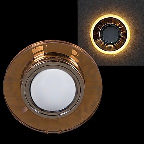 Встраиваемый светильник Reluce  хром арт. 16312-9.0-001LF MR16+LED3W TEA