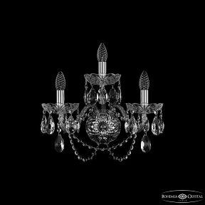 Бра Bohemia Ivele Crystal 1402 никель арт. 1402B/2+1/160/XL Ni