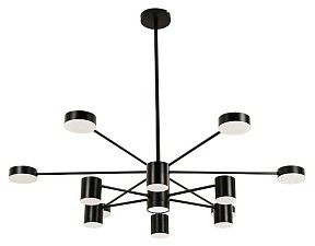 Люстра на штанге Kink Light Мекли черный арт. 07649-13D,19