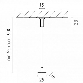 Подвес для трека Lightstar Linea металл арт. 506570