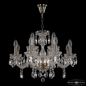 Подвесная люстра Bohemia Ivele Crystal 117 неокрашенный арт. 117/8+4/195 Pa