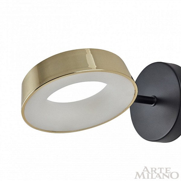 Бра Arte Milano Ferrara-71079 черный арт. 271079/1B BK/GD