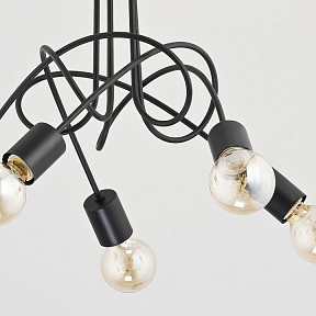 Люстра на штанге ADILUX Tango Black черный арт. 23175