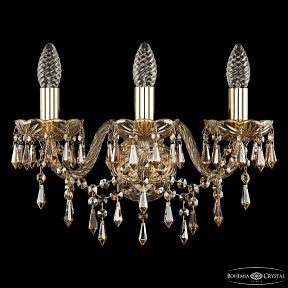 Бра Bohemia Ivele Crystal 1403 золото арт. 1403B/3/141 G M721