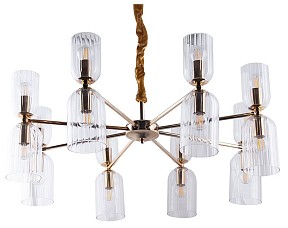 Подвесная люстра Arte Lamp Charm золото арт. A1623LM-16GO