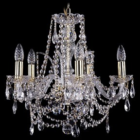 Подвесная люстра Bohemia Ivele Crystal 1411 золото арт. 1411/5/160/G