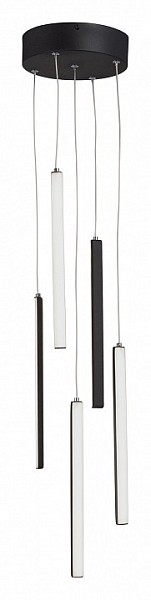 Подвесной светильник Vitaluce V3045 черный арт. V3045-1/5S