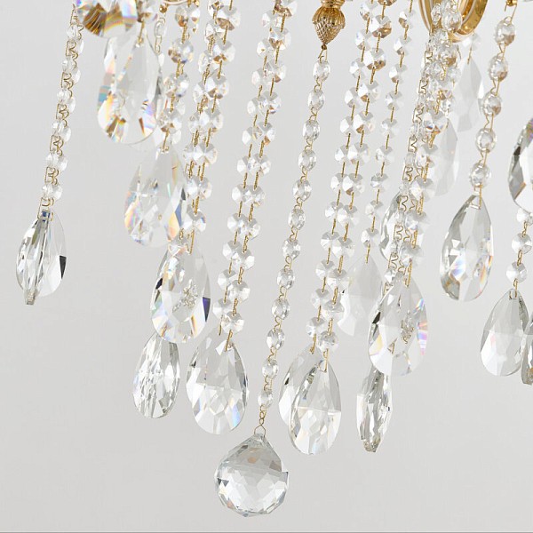 Подвесная люстра Bohemia Ivele Crystal AL7801 золото арт. AL78101/8/250 B GW