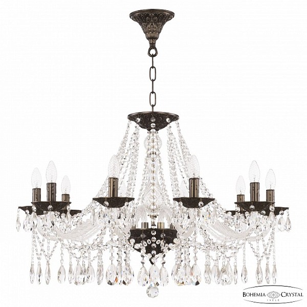 Подвесная люстра Bohemia Ivele Crystal AL1613 бронза арт. AL16313/10/300 PD