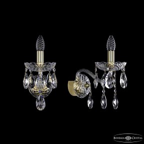 Бра Bohemia Ivele Crystal 1413 золото арт. 1413B/1/165/XL G
