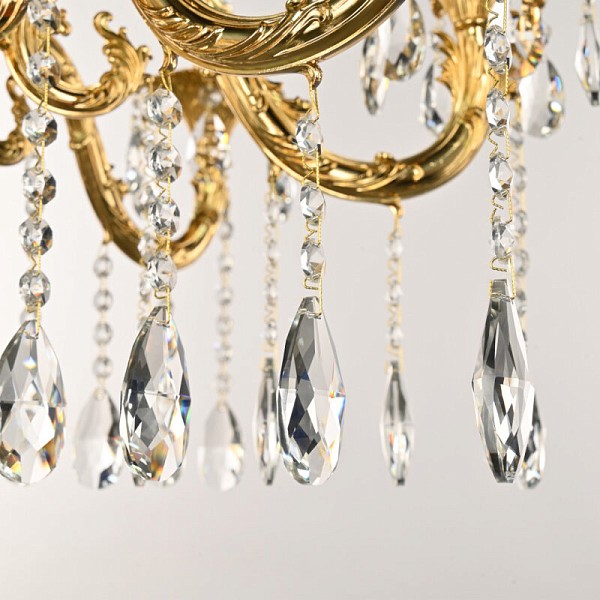 Подвесная люстра Bohemia Ivele Crystal AL7901 золото арт. AL79101/8/250 A G