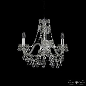 Подвесная люстра Bohemia Ivele Crystal 1409 никель арт. 1409/3/160 Ni