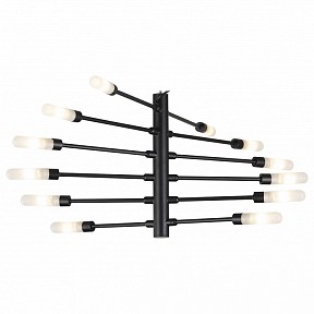Подвесная люстра Lightstar Ragno черный арт. 733127