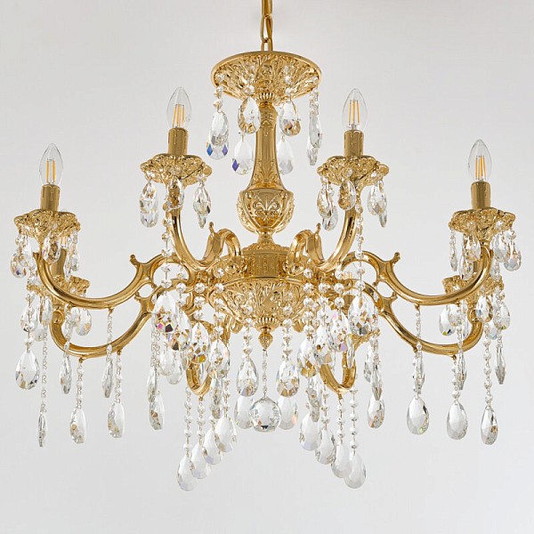 Подвесная люстра Bohemia Ivele Crystal AL7801 золото арт. AL78101/8/250 A G