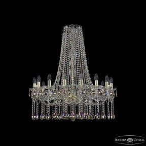Подвесная люстра Bohemia Ivele Crystal 1413 золото арт. 1413/16/300/h-93 G K801