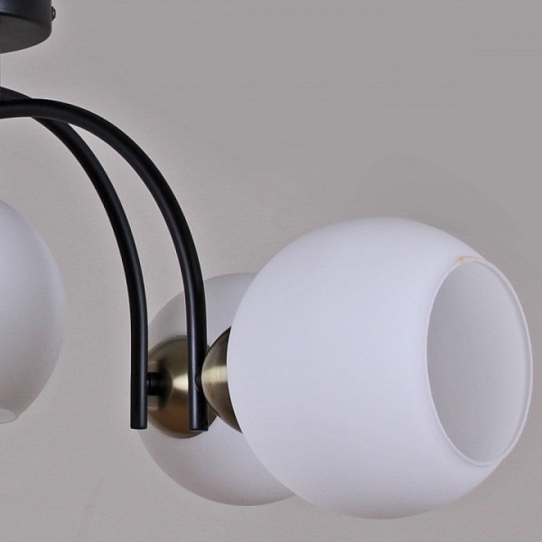 Потолочная люстра ILLUMICO  бронза арт. IL0250-5CSQ-79 BK AB