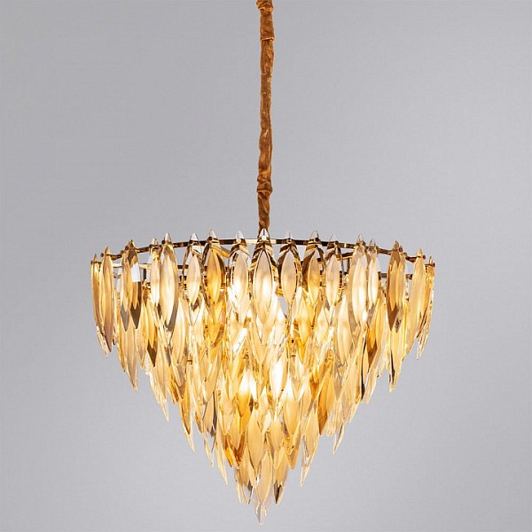 Подвесная люстра Divinare Cabrera золото арт. 3509/01 LM-15