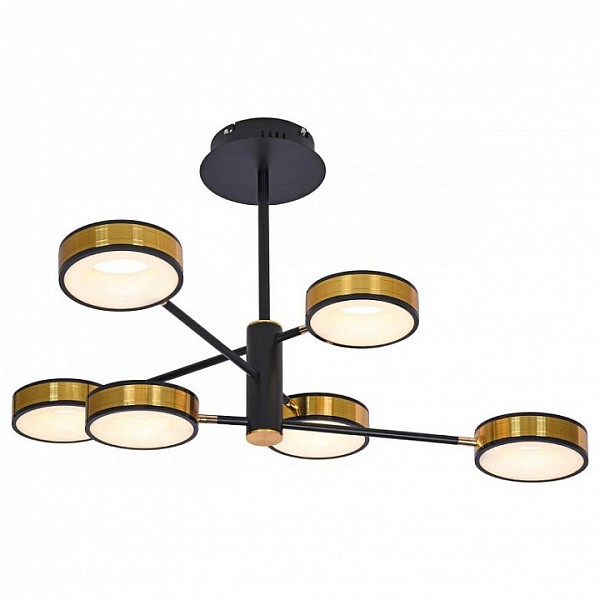Люстра на штанге Imex Gavani черный арт. PLC-7049-820