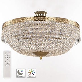 Потолочная люстра Bohemia Ivele Crystal 1901 золото арт. 19011/55IV/LED-DIM G