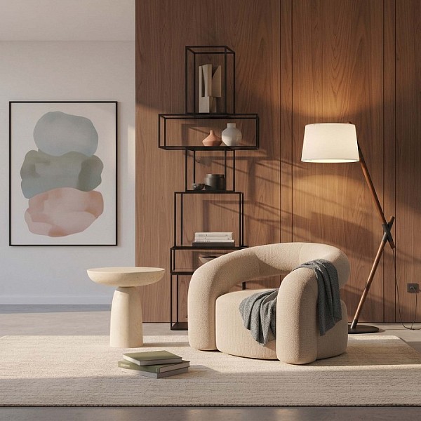 Торшер Loft it Emma бронза арт. 10567F Light wood