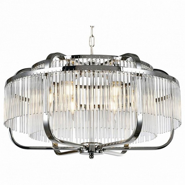 Подвесная люстра iLamp Qeens хром арт. P9574-6 CR+CL