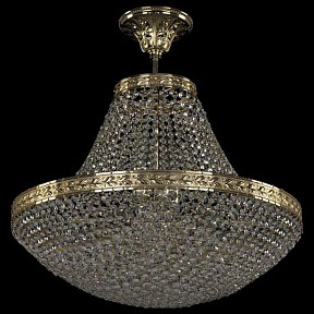 Светильник на штанге Bohemia Ivele Crystal 1932 золото арт. 19321/H1/45IV G