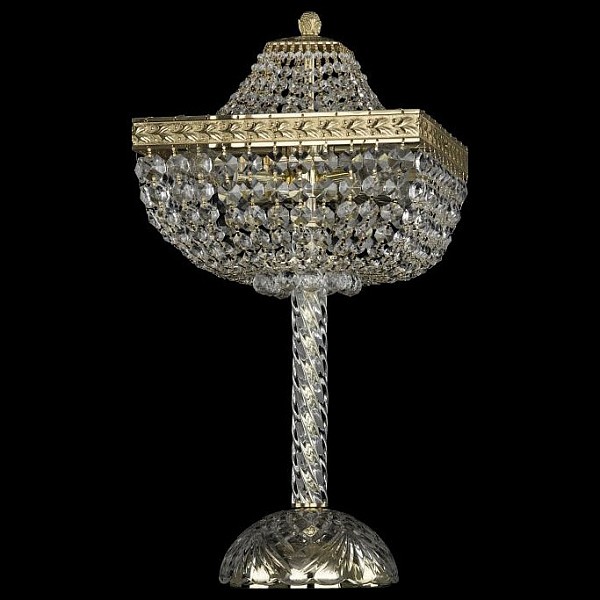 Настольная лампа декоративная Bohemia Ivele Crystal 1928 золото арт. 19282L4/H/25IV G