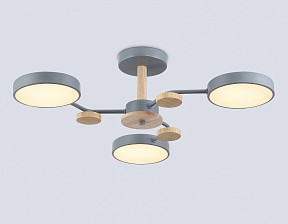 Люстра на штанге Ambrella Light FL дерево арт. FL4856