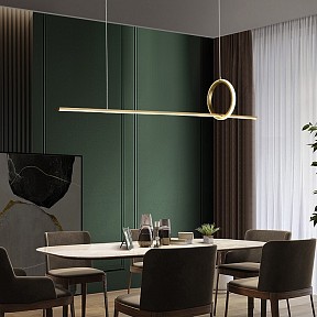 Подвесной светильник Imperiumloft  черный арт. moffit-b-long01
