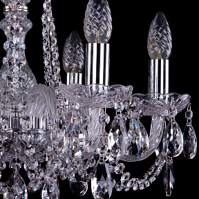 Подвесная люстра Bohemia Ivele Crystal 1402 металл арт. 1402/6/160/Ni