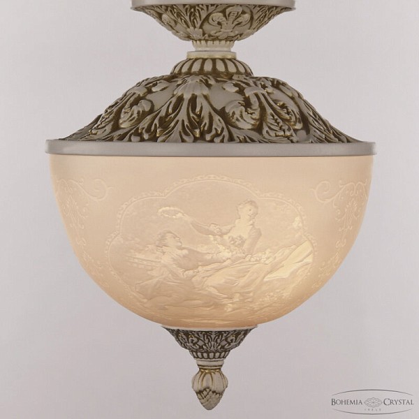 Подвесной светильник Bohemia Ivele Crystal AL7003 белый арт. AL7003P/20 WMG Pair