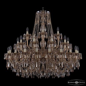 Подвесная люстра Bohemia Ivele Crystal 1403 золото арт. 1403/20+10+5/400 G M721
