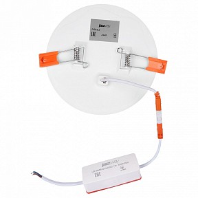 Встраиваемый светильник Jazzway  белый арт. PLED DL3 18w 6500K IP20 WH