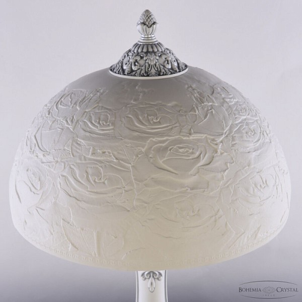 Настольная лампа декоративная Bohemia Ivele Crystal AL7801 белый арт. AL78100L/30 WMN Rose