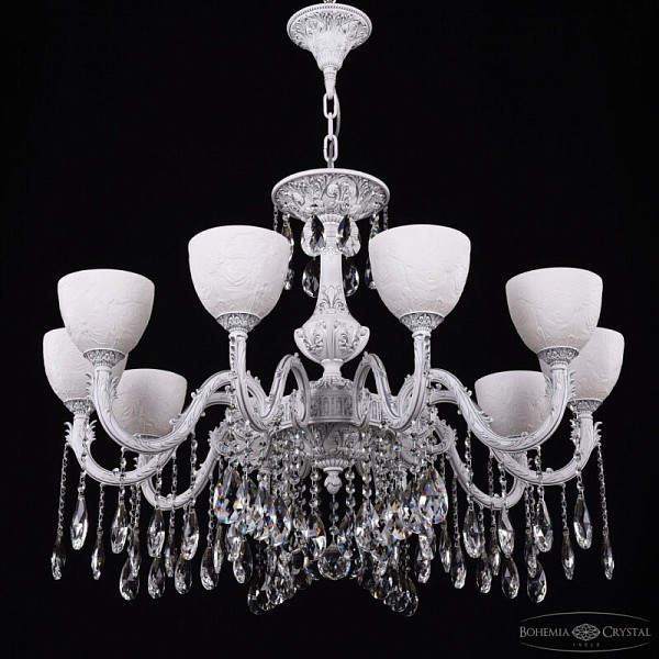 Подвесная люстра Bohemia Ivele Crystal AL7901 белый арт. AL79101/10/300 A WMN P1 U Rose