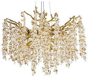 Подвесная люстра Divinare Salice желтый арт. 3134/01 SP-8