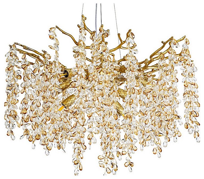 Подвесная люстра Divinare Salice желтый арт. 3134/01 SP-8