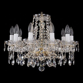 Подвесная люстра Bohemia Ivele Crystal 1413 золото арт. 1413/10/165/G